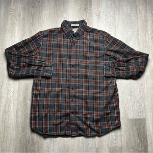 L.L. Bean Scotch Plaid Flannel Shirt